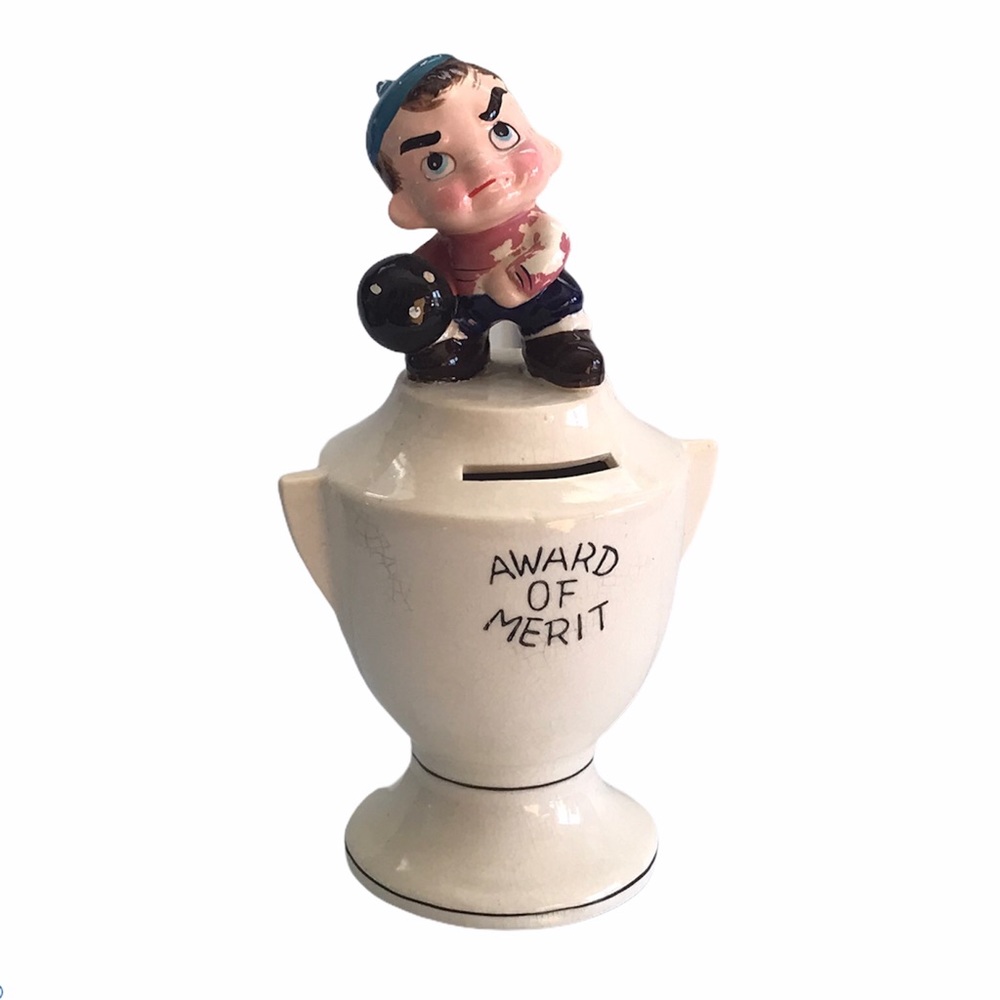 VINTAGE "Award of Merit" Piggy Bank